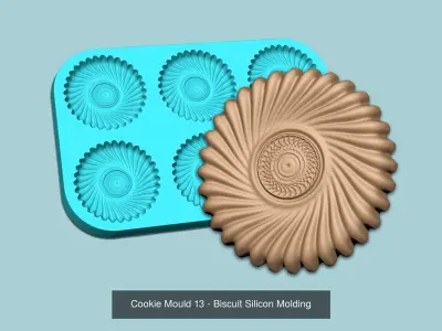 21 Cookie Mould Collection - Biscuit Silicon Molding