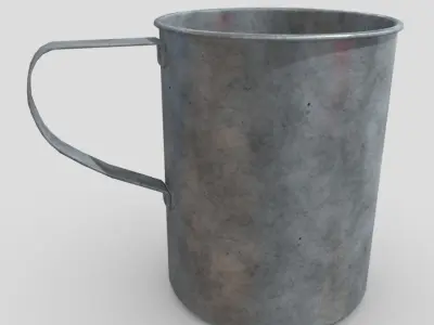 CC0 - Mug 7 Free low-poly 3D model