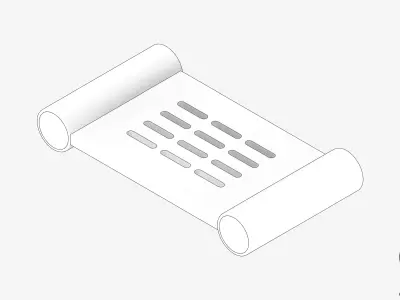 Soap Dish - Luxury Low-poly 3D model