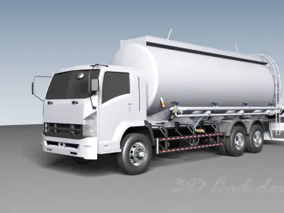 Truck Cement Powder 3D model