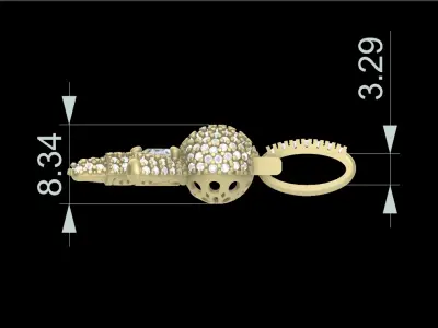 Boy Pendant  3D print model