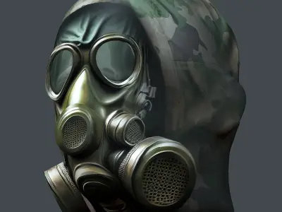 Helmet 3d model military combat Military Low-poly Low-poly 3D model 82