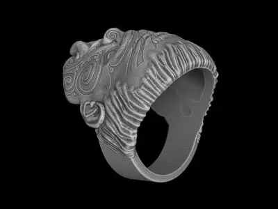 Maori ring 3d model for 3d printing 3D print model 3D print model