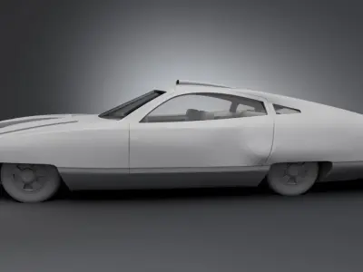 Ed Strakers Car Scale model 3D print model