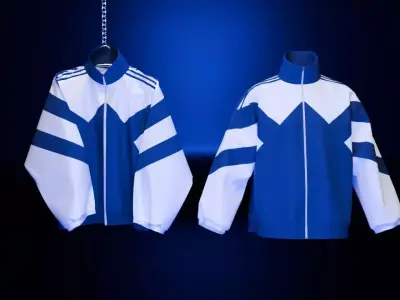 Free Vintage Jacket Sport Free 3D model
