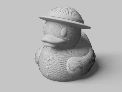 Strawduck Luffy 3D print model