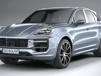 Porsche Cayenne S 2024 3D model