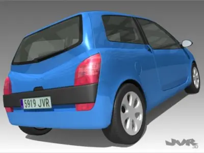 Small City Car 3D model