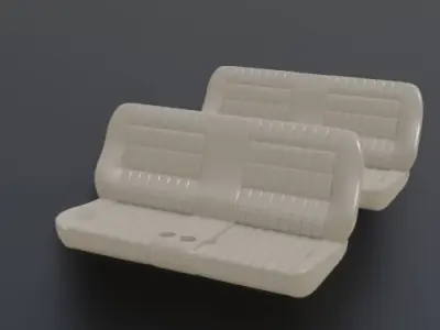 TRUCK BENCH SEAT WITH CUP HOLDER - 25AUG-S14 3D print model