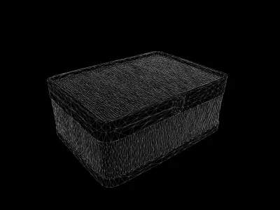 Anydrafts Decorative box 01 Low-poly 3D model