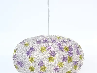 Kartell Bloom Pendant Light 3D model 3D model
