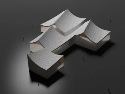 Quadruple Pitch 3D model
