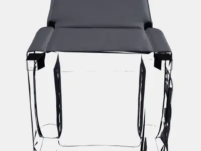 MUREN Recliner Low-poly 3D model