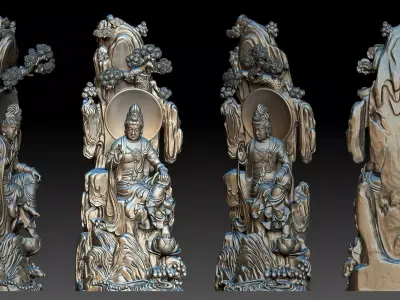 Guanyin   3D print model