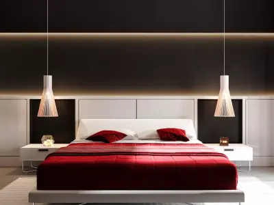 Apartment Bedroom 3D model