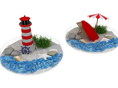 Summer Display 3D model