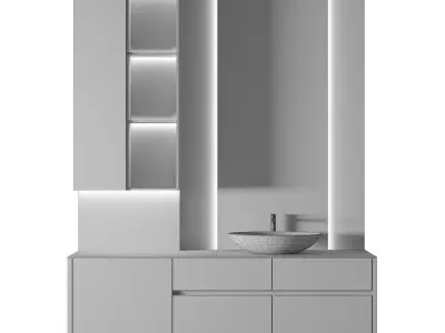 Luxury Bathroom 155 3D model