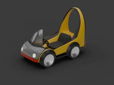 Kids Toy Car 3D model