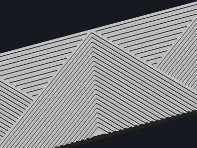 panel for CNC wood carving 3D model purchase