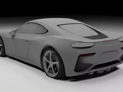 Ferrari 488 Fictional 3D model