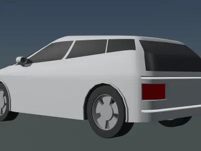 Simple car 25V05 3D model