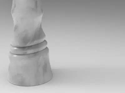 Jonas Vase Low-poly 3D model