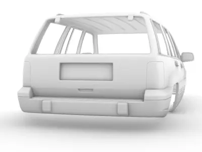 JEEP GRAND CHEROKEE ZJ 3D PRINT FILES 313MM 3D print model