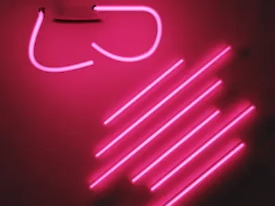 neon tube material Free 3D model