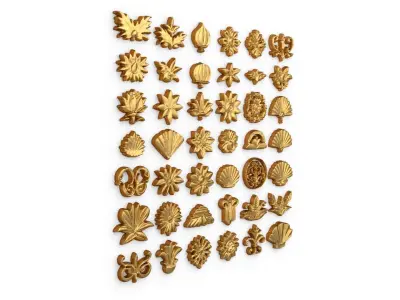 Acanthus Leaves Collection 22 3D print model