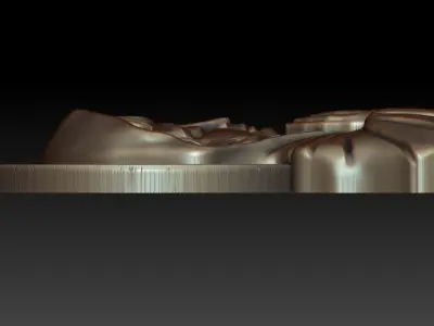 Virgin Mary 14 3D print model