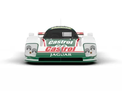 Jaguar XJR-9 Castrol Racing 1988 3d model 3D model
