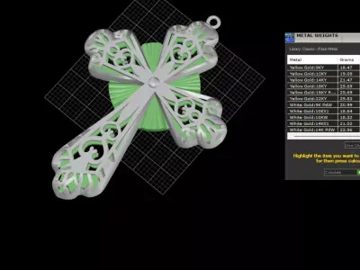 cross 3D print model 26