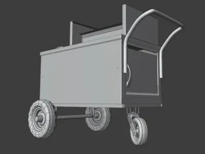 acai cart 3D model