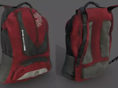 MOUNTAIN BACKPACK 3D model