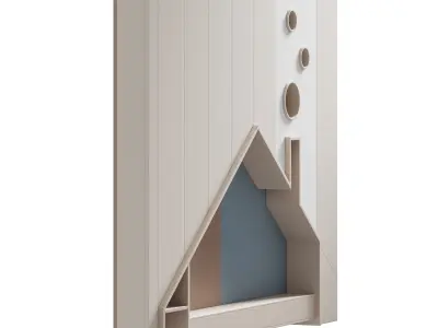 Kids wall panell 16 3D model