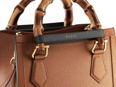 GUCCI Diana mini bag 02 3D model