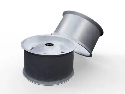 Borbet A aluminium rim 3D model