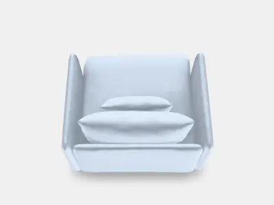 SODERHAMN Armchair 3 Low-poly 3D model