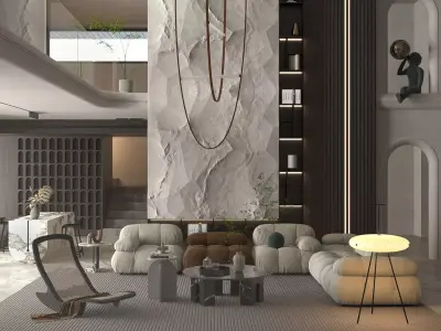 interior scene 3D model 3D model