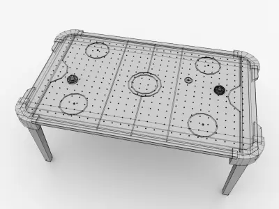 Air Hockey Table 3D model