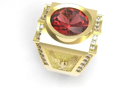 Random 101 Ring men best 2 3D print model