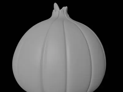 Crying Onion Cartoon Food 3D Model 3D print model