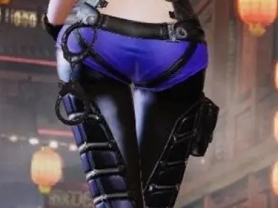 The queen of jail-beauty slim character 3d Low-poly model Free low-poly 3D model