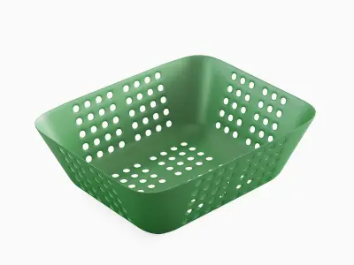 Plastic Basket 02 3D model