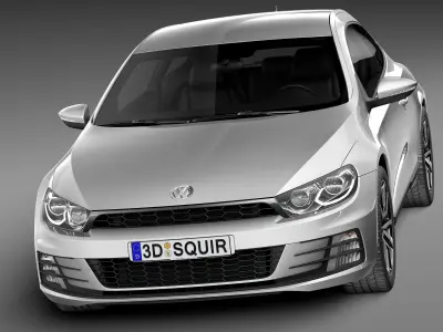 Volkswagen Scirocco 2015 3D model