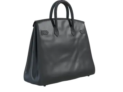 Hermes Birkin Faubourg Bag Black Low-poly 3D model