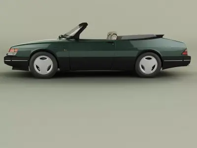 SAAB 900 Turbo Convertible 3D model