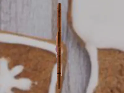 Christmas Gingerbread man Broken legs Low-poly 3D model