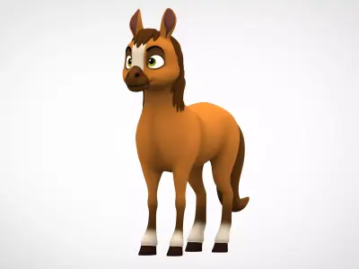 Horse 3D model