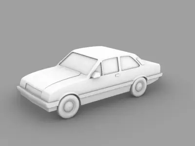 Chevette Car 3D print model